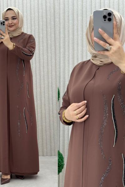 SAHRA ELBİSE FERACE Taba