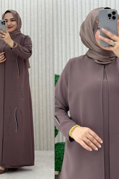 SAHRA ELBİSE FERACE Gül