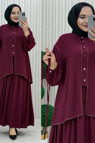 Samba Etekli Takım  Bordo