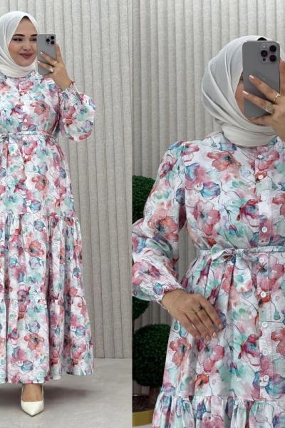 Sarnıç Elbise Pembe