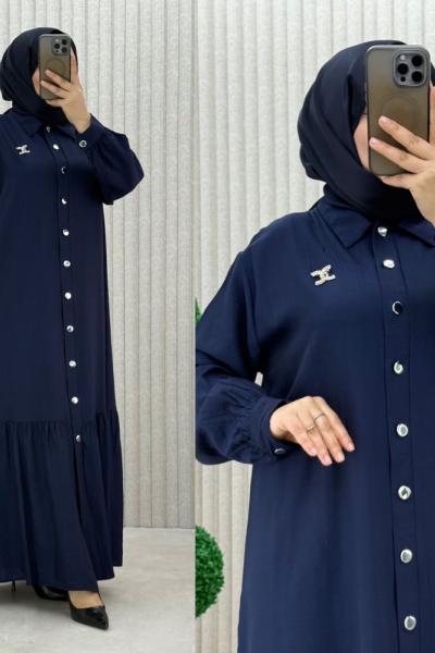 Semra Elbise Lacivert