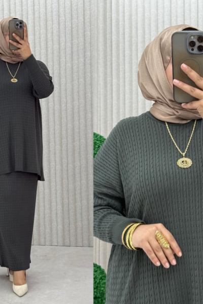 Songül Saç Örgülü Takım