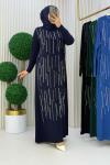 Stil Elbise Lacivert