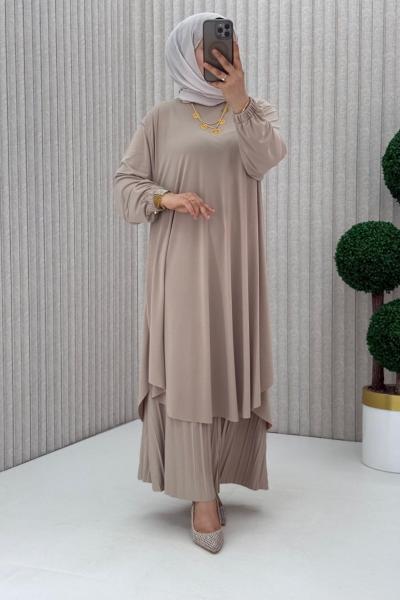 Suzan Piliseli Pantolonlu Takım