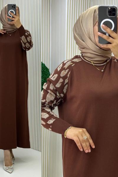 Veyla Elbise  Kahverengi