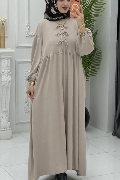 Berna Elbise Krem