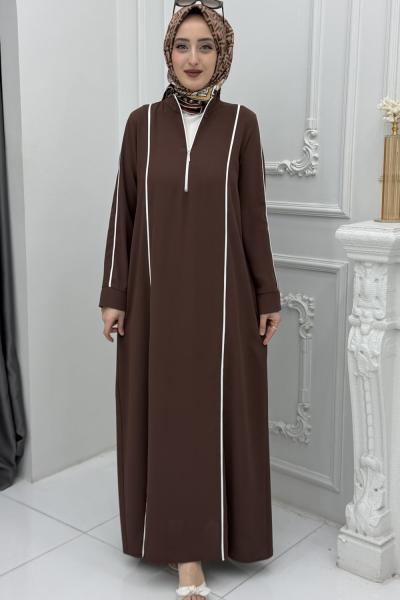 Derya Elbise Kahverengi