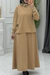 Dila Etek Takım Camel