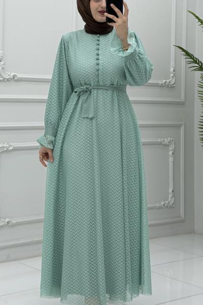 Hazan Elbise Mint Yeşili