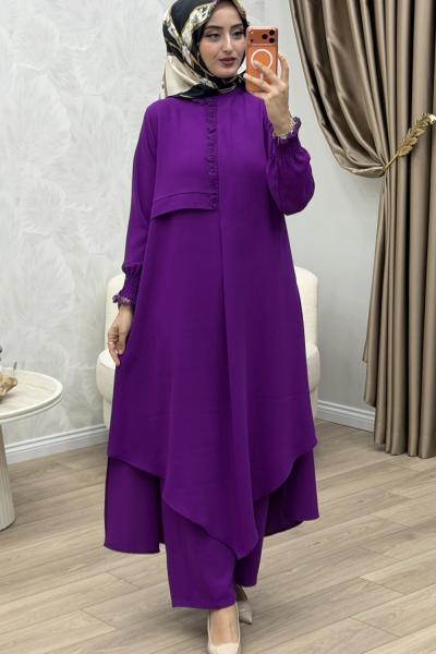 Tülin Takım Koyu Mor