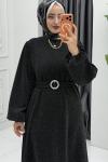 Yıldız Elbise Siyah