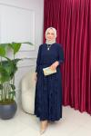 ALAZ ETEKLİ TAKIM - LACİVERT