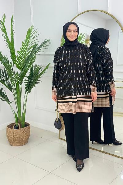 BİNNUR TRİKO TAKIM - SİYAH