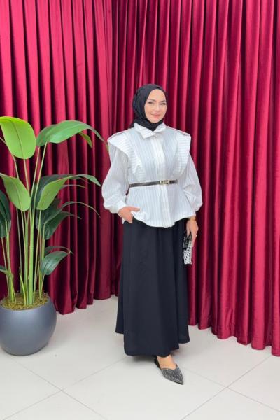 Dora Gömlek - Beyaz