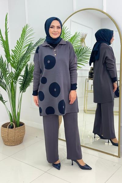 MELEK TRİKO TAKIM - ANTRASİT