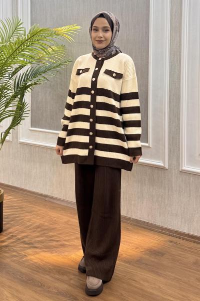 MARİN TAKIM - KAHVERENGİ